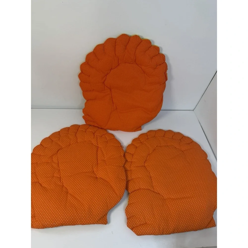 Quilted Turkey Handmade Thanksgiving Decor Placemats Set of 3‎ Vintage Holiday